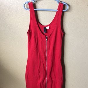 Body con zip up dress